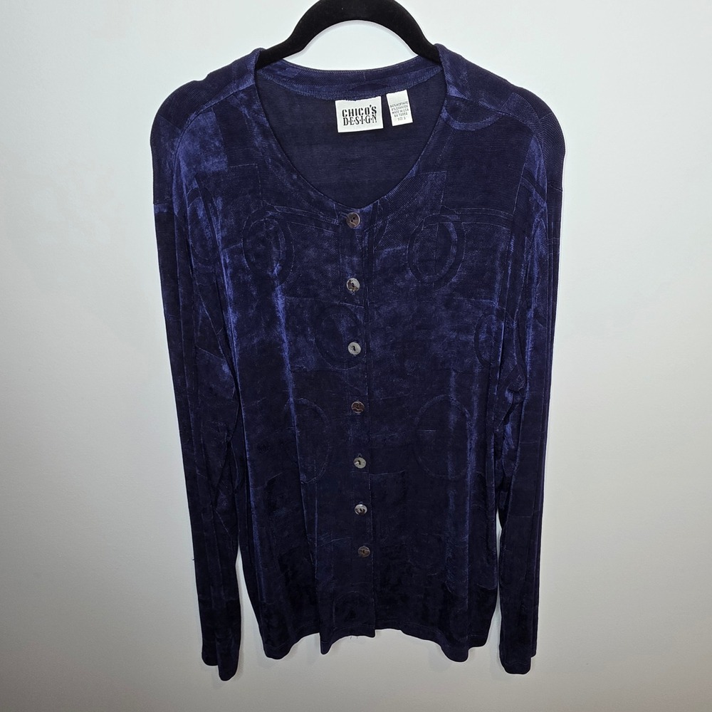Chico's Design Cardigan‎ Womens 3 (XLarge)